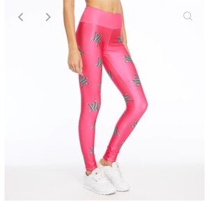 Goldsheep Pink Moroccan Stars Leggings EUC Medium